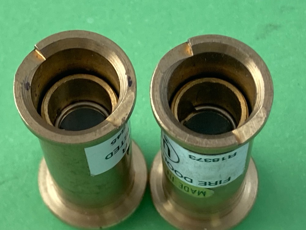 (2) Brass Fire Door Viewers