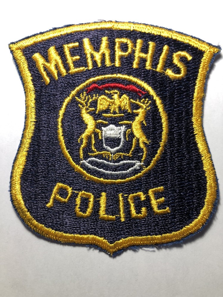 Memphis Michigan Police Patch ~ Style 2