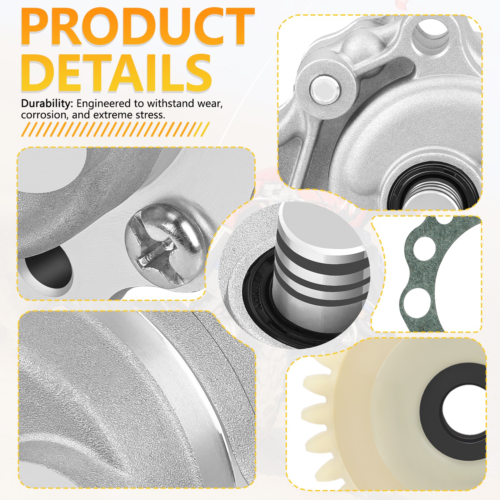 2001-2005 for Yamaha Raptor 660R YFM660R Limited Edition Oil Pump w/ Drive Gear