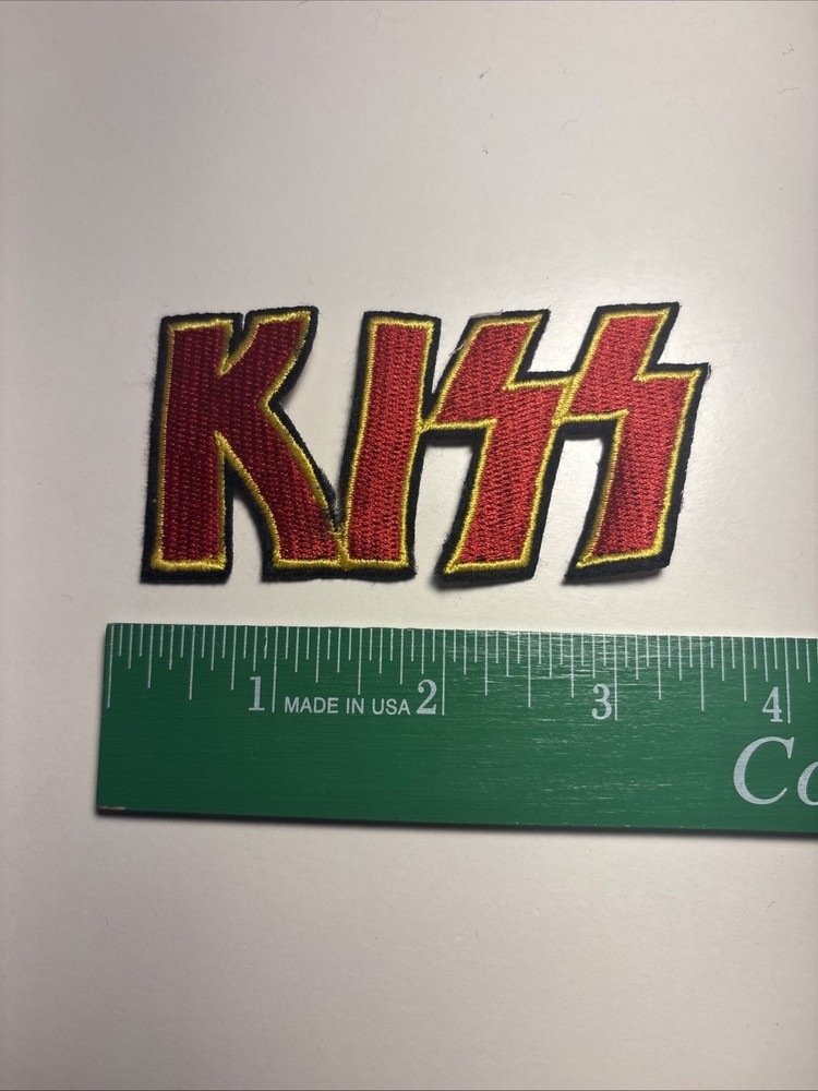 Kiss Music Embroidered Patch.