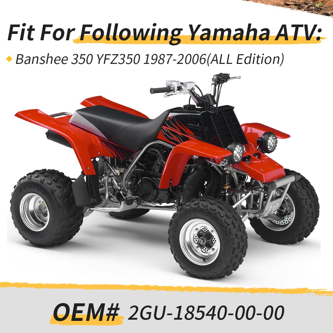 Shift Cam Shifting Transmission For Yamaha Banshee 350 1987-2006 2GU-18540-00-00