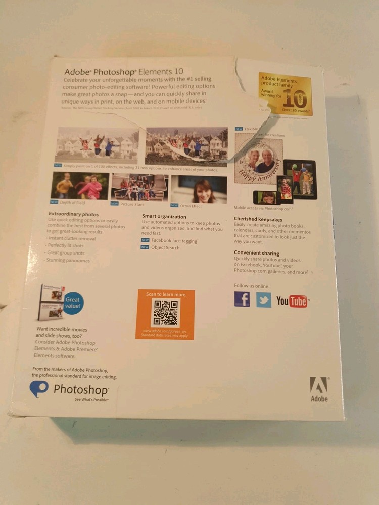 Photoshop Elements 10 for Windows/Mac OS