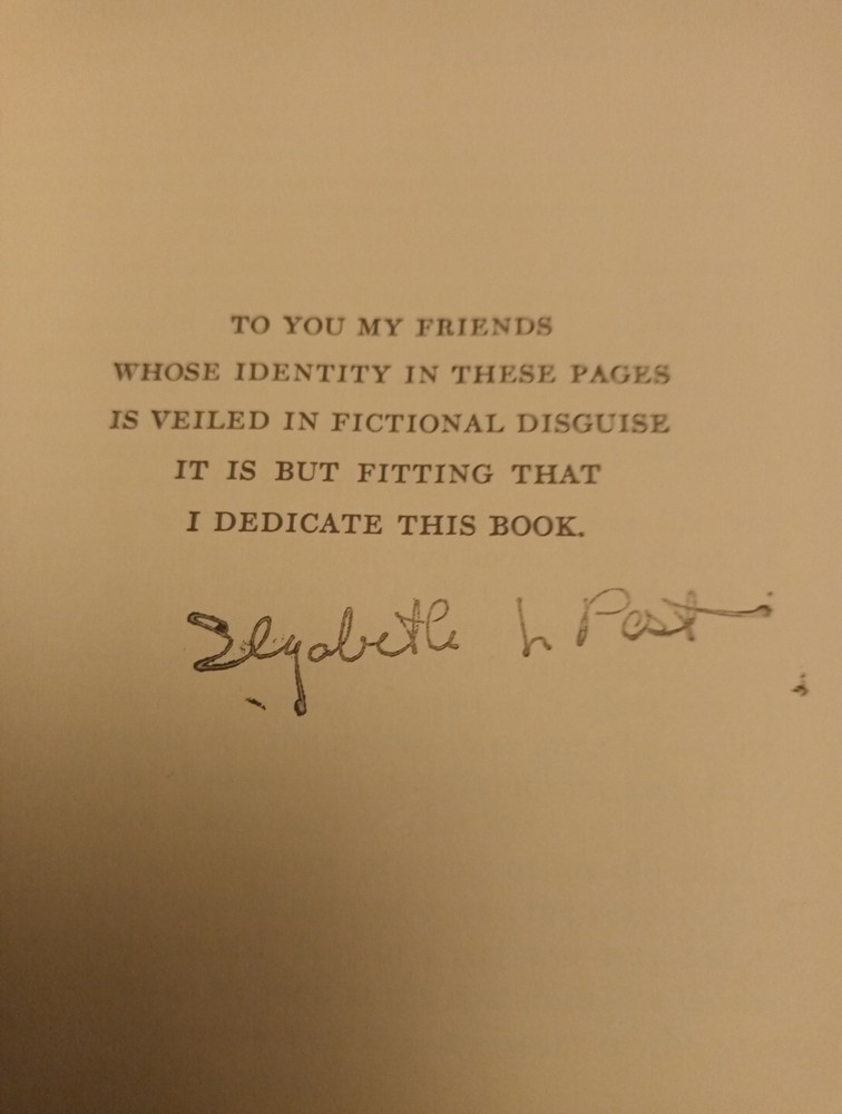 Emily Post's Etiquette Replica Edition Signed By Emily Post in 1922