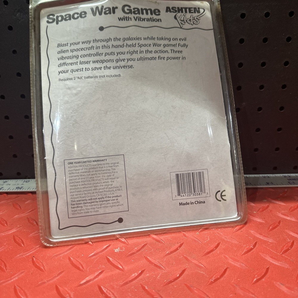 Space War Game Vibrating Controller Handheld Console With LCD Electronic Display