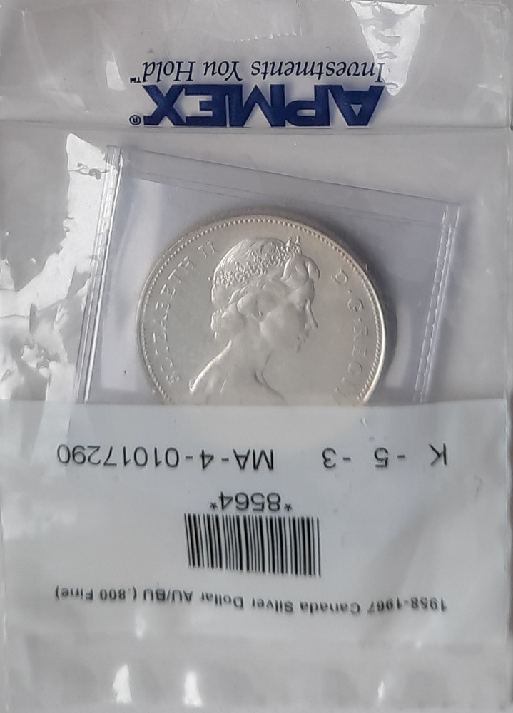 1966 Canada Silver Dollar – AU/BU – 80% Silver