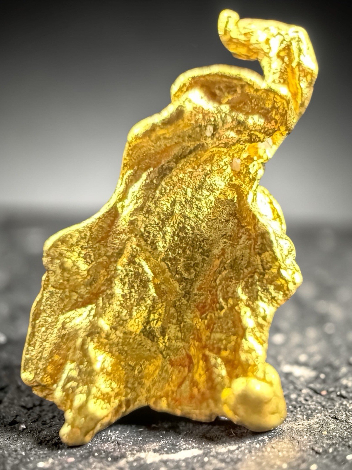 1.684 GRAMS AUSTRALIAN NATURAL PURE GOLD NUGGET GENUINE (94-98% PURE) #AUSSIE907