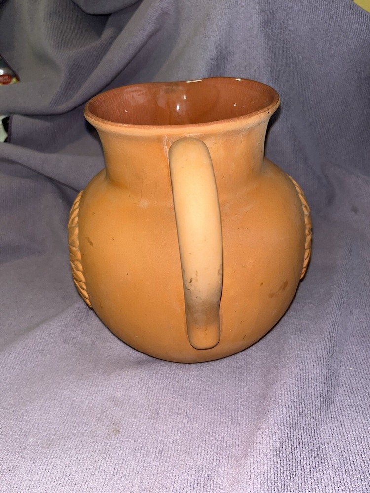 Terra Cotta Sunflower Pitcher