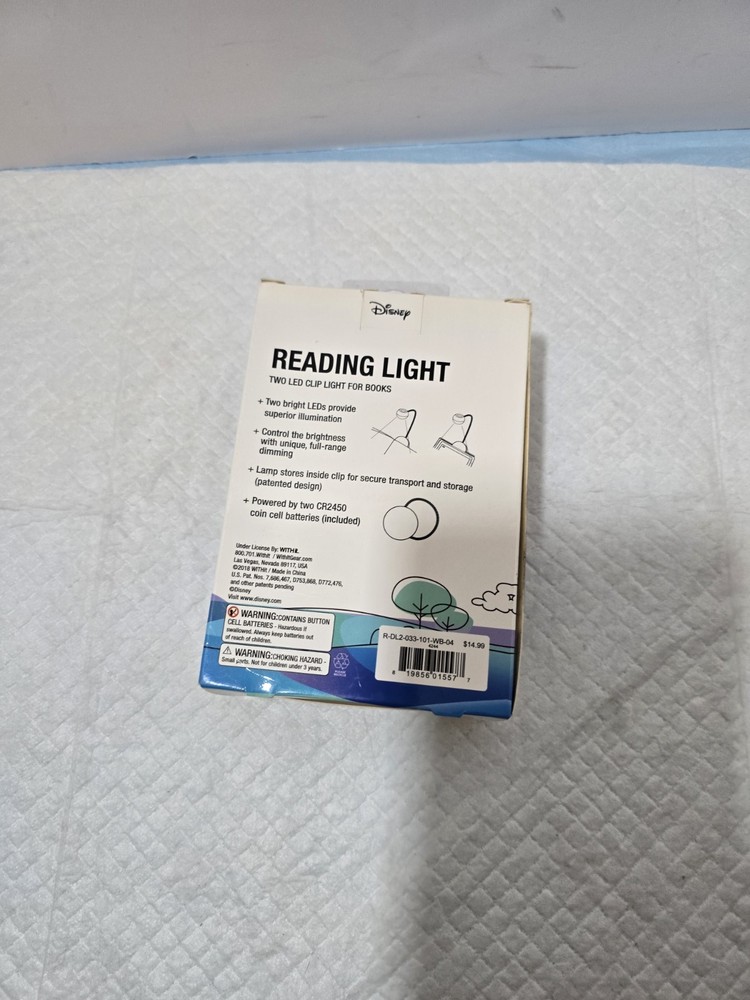 WITHit Disney Clip On Book Light– Mickey Mouse
