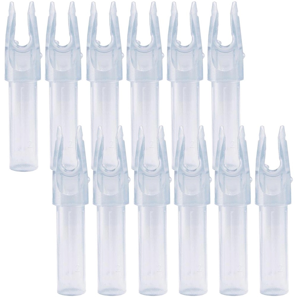 Carbon Express .203 Launchpad Precision Nock 12-Pack - Clear