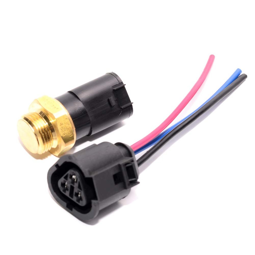 Radiator Coolant Temp Sensor Pigtail Plug Temperature Sensor Set Compatible w...