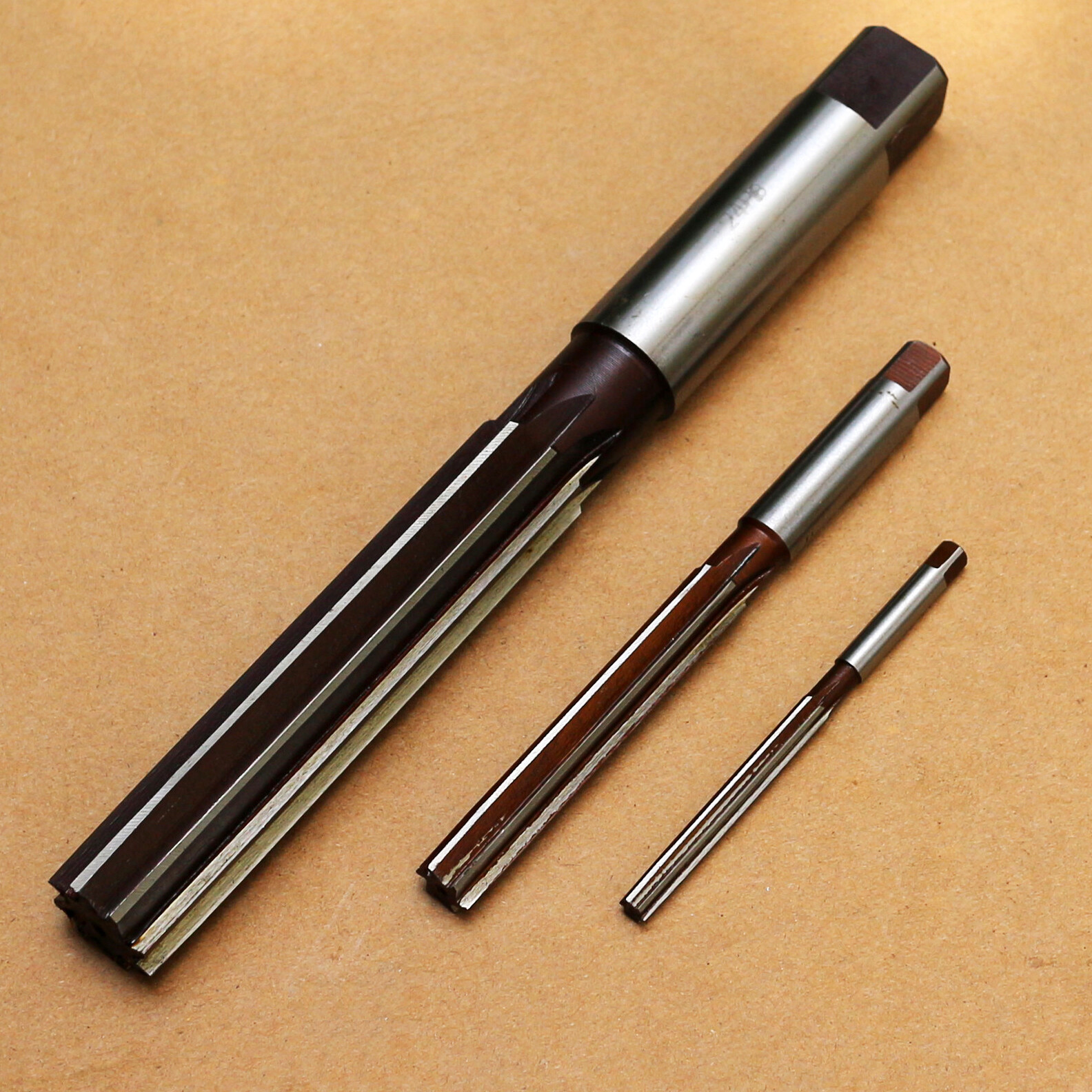 2, 2.5, 6.5, 8, 9, 12, 14, 16, 17 to 50mm Straight Shank Hand Reamer Select size