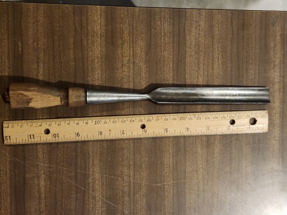 VINTAGE SOCKET 3/4" WIDE GOUGE CHISEL TOOL NO NAME