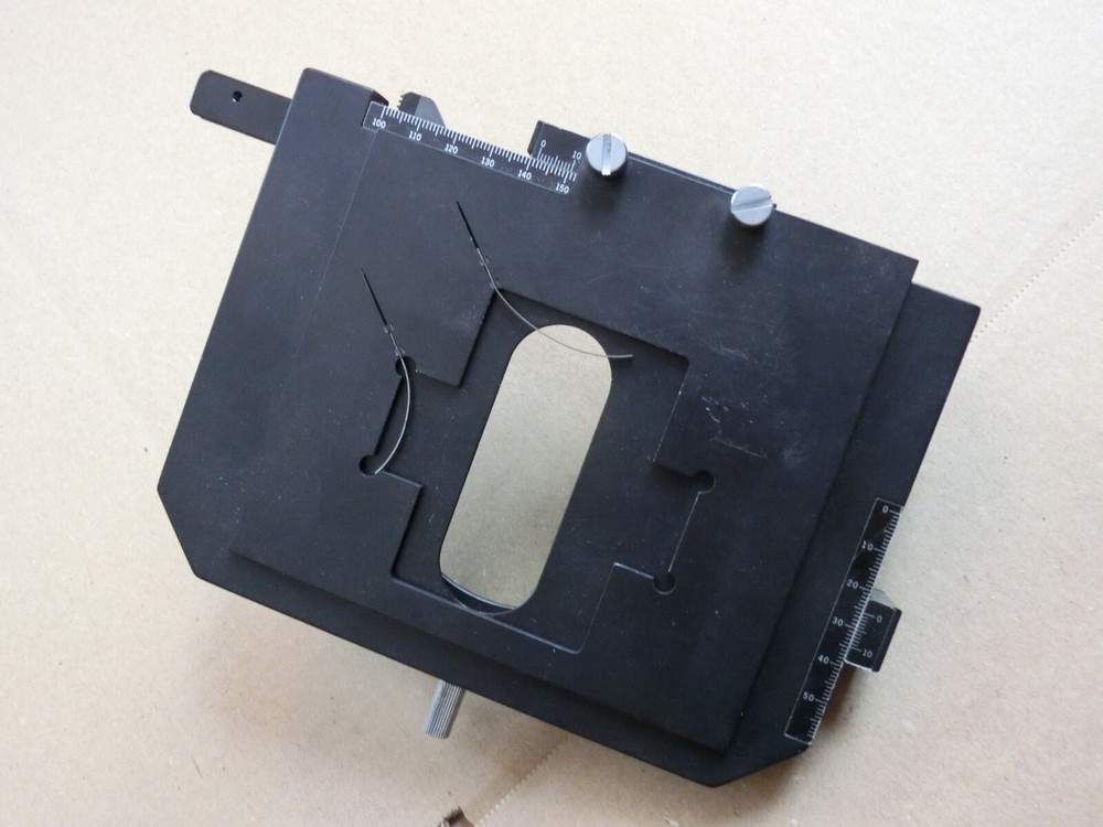 Olympus Microscope BH2 XY Sample Stage used for FTIR Microscope SpectraTech