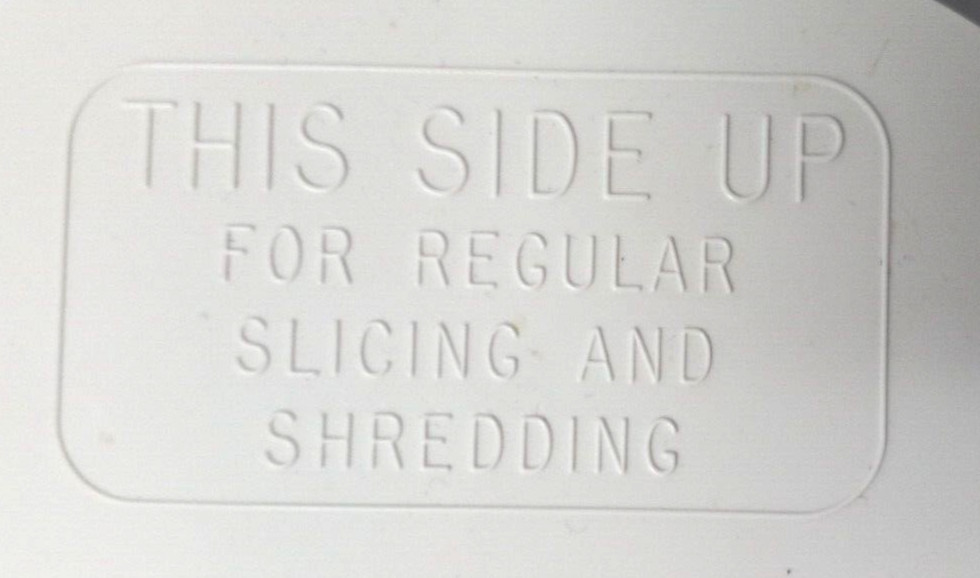 Hamilton Beach Food Processor 712 SLINGER PLATFORM for Shredder Replacement Part