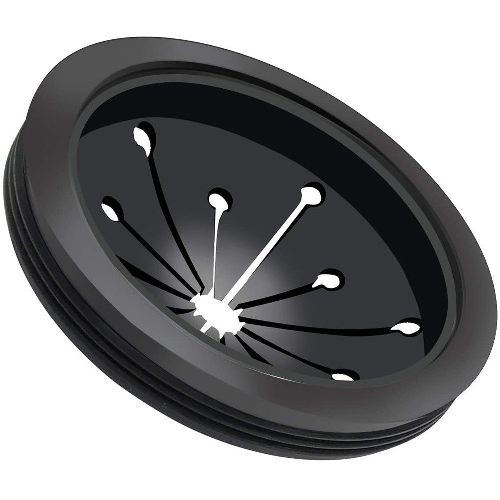 Household Splash Guards Systems Waste Accessories Baffle Black Disposal