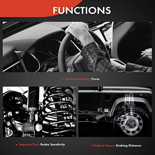 Front Driver Brake Hydraulic Hose Compatible with Select Ram Models - 4500