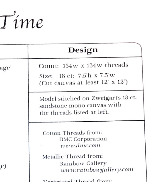 Laura J Perin Harvest Time Counted Needlepoint Pattern