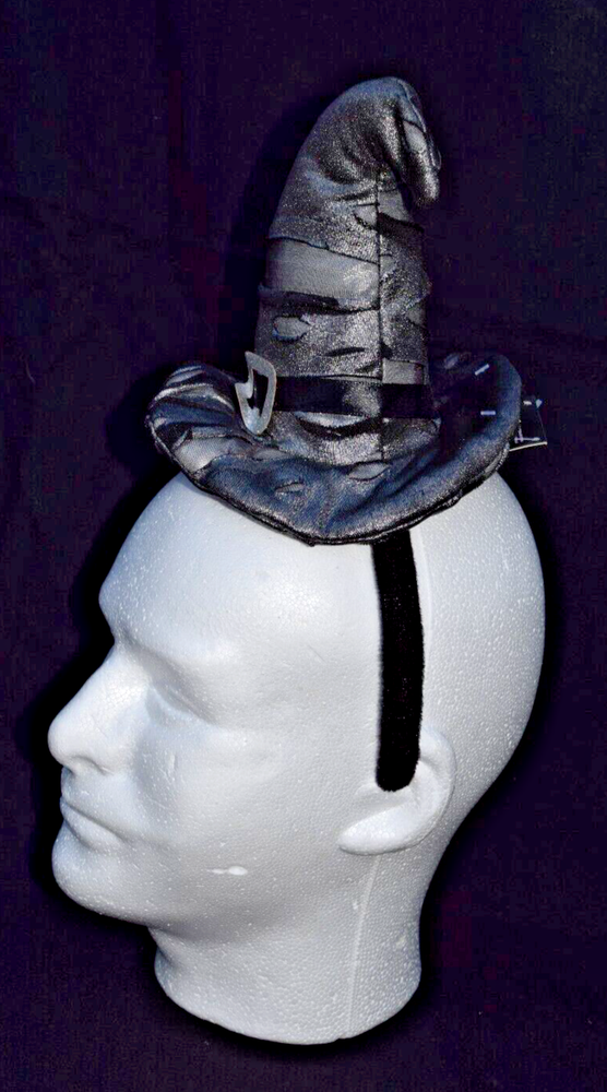Halloween Witch Hat Headband Black