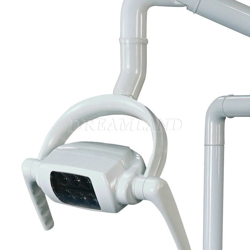 ADJUSTABLE MEDICAL DENTAL CHAIR WITH STOOL COMBINATION BLUE Hard Leather