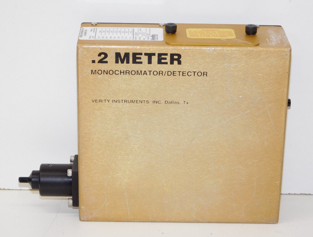 Verity Instruments EP200Mmd 100809 .2 Meter Monochromator Detector System USA