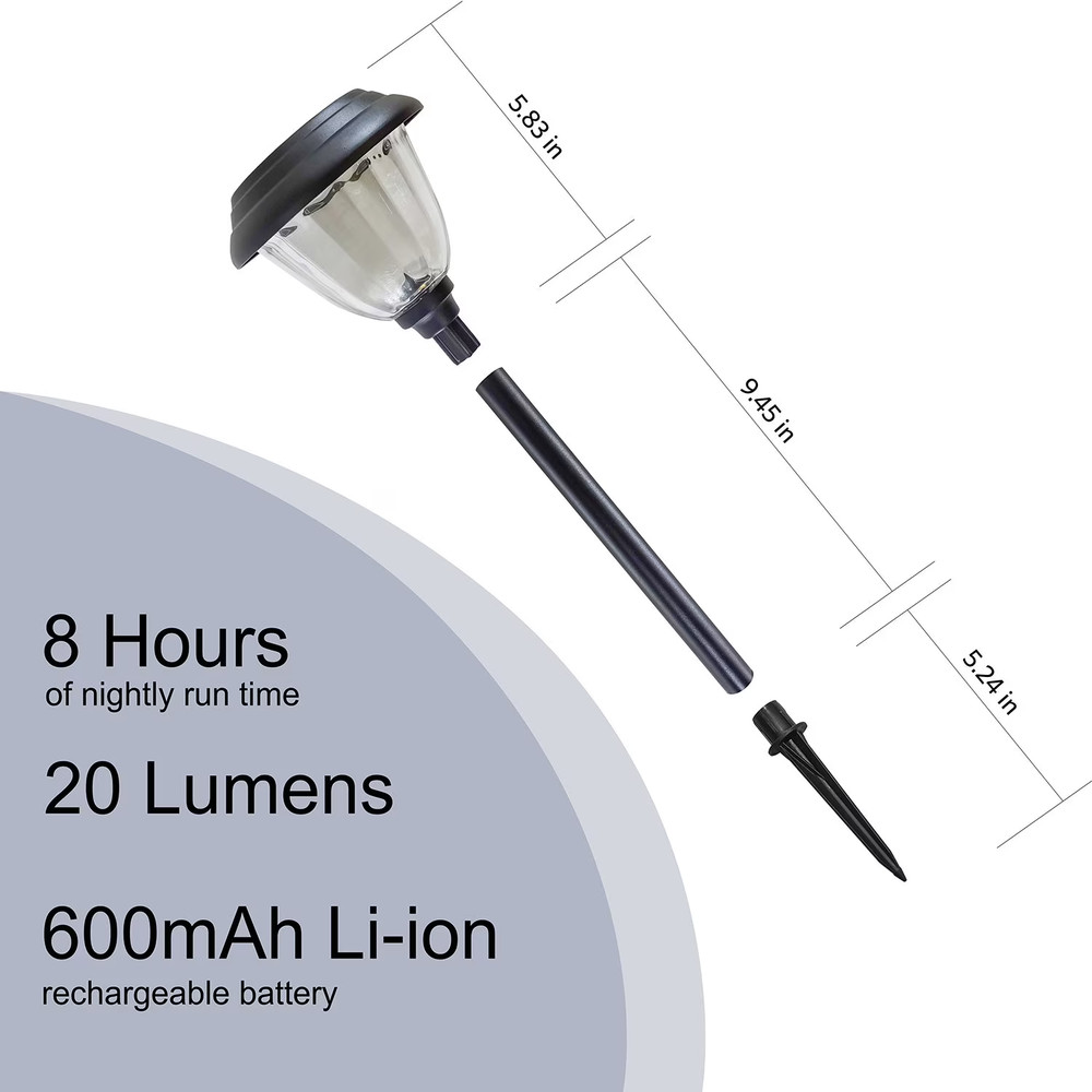 Member's Mark LED Solar Path Lights, 4-Pack