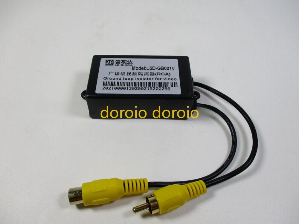 1PCS RCA video isolator anti-interference AV filter eliminates strong current