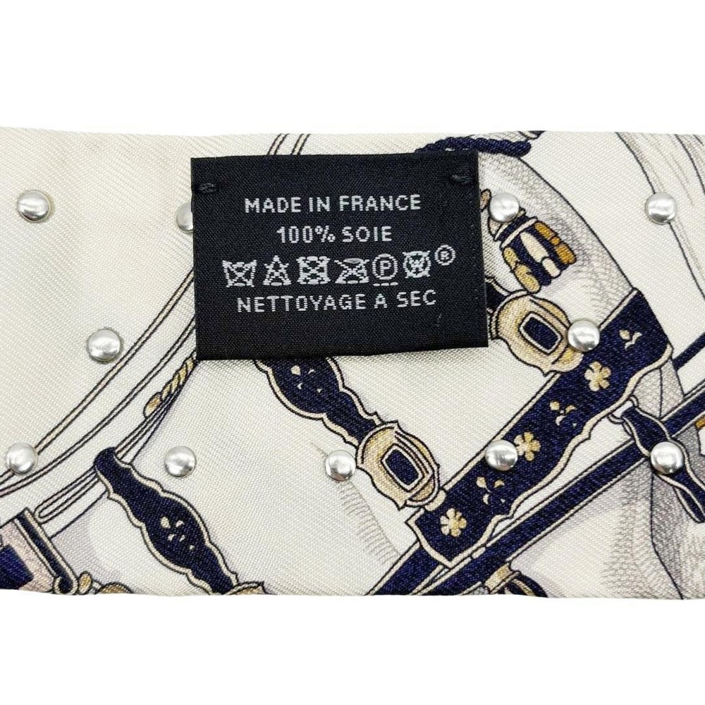 HERMES Scarf Twilly Gran Apala with Studs 5M44