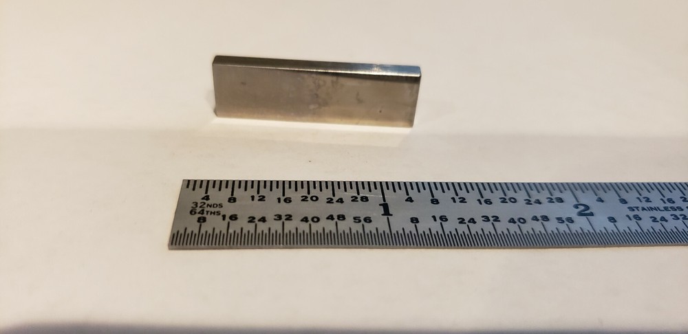 .122" CEJ Rectangular Steel Gage Gauge Block, Grade B