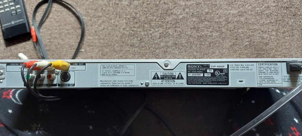 SONY CD/DVD PLAYER ACP-NSSOP SILVER