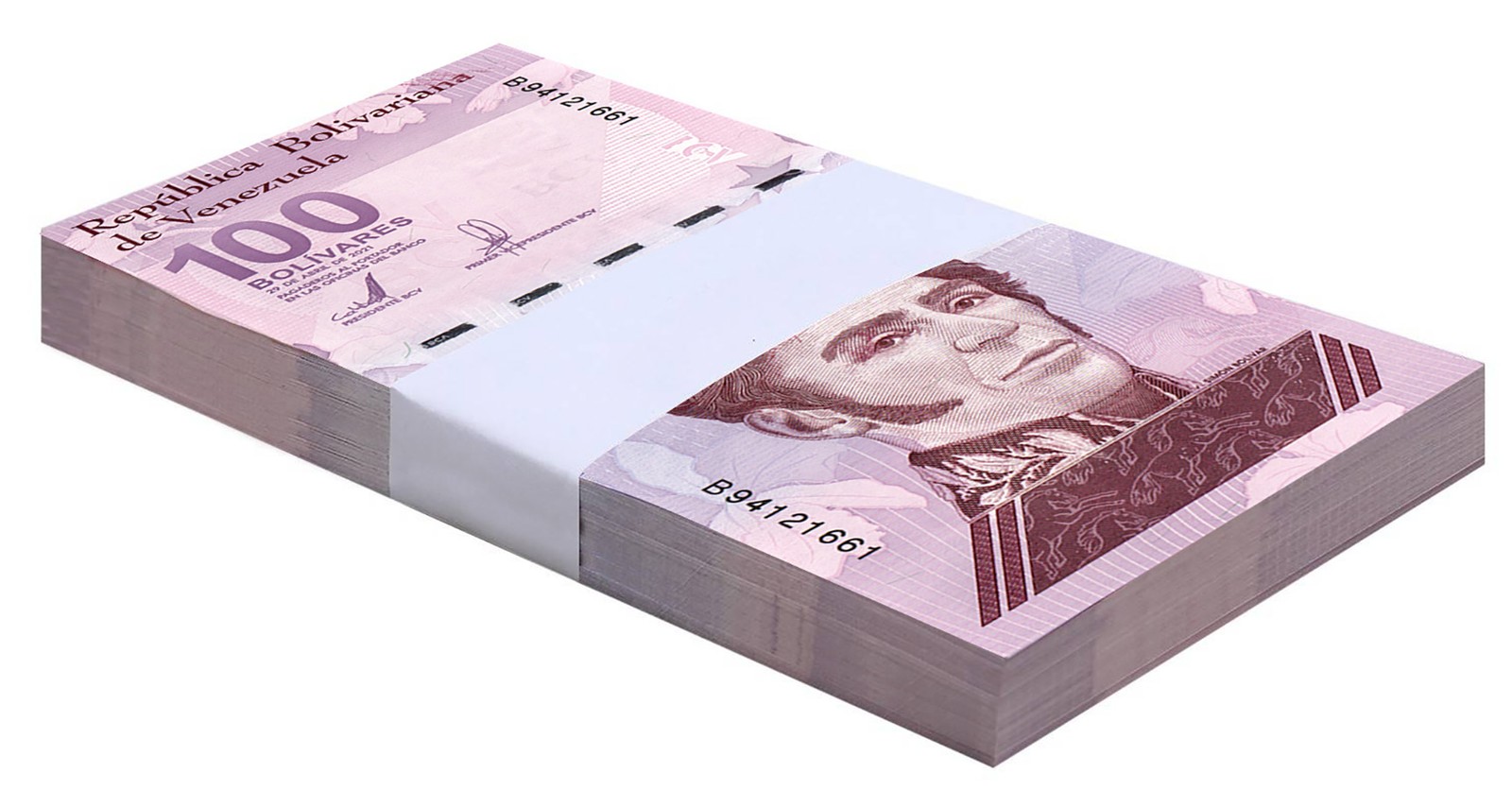 Venezuela 100 Digitales 2021 qty 100 UNC 100 million bolivars Full Bundle NEW