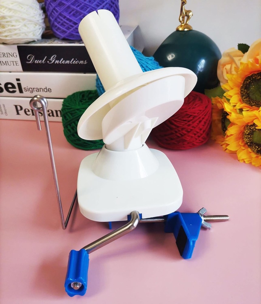 Yarn Ball Winder Hand Operated Winding Wool Machine String Ball...