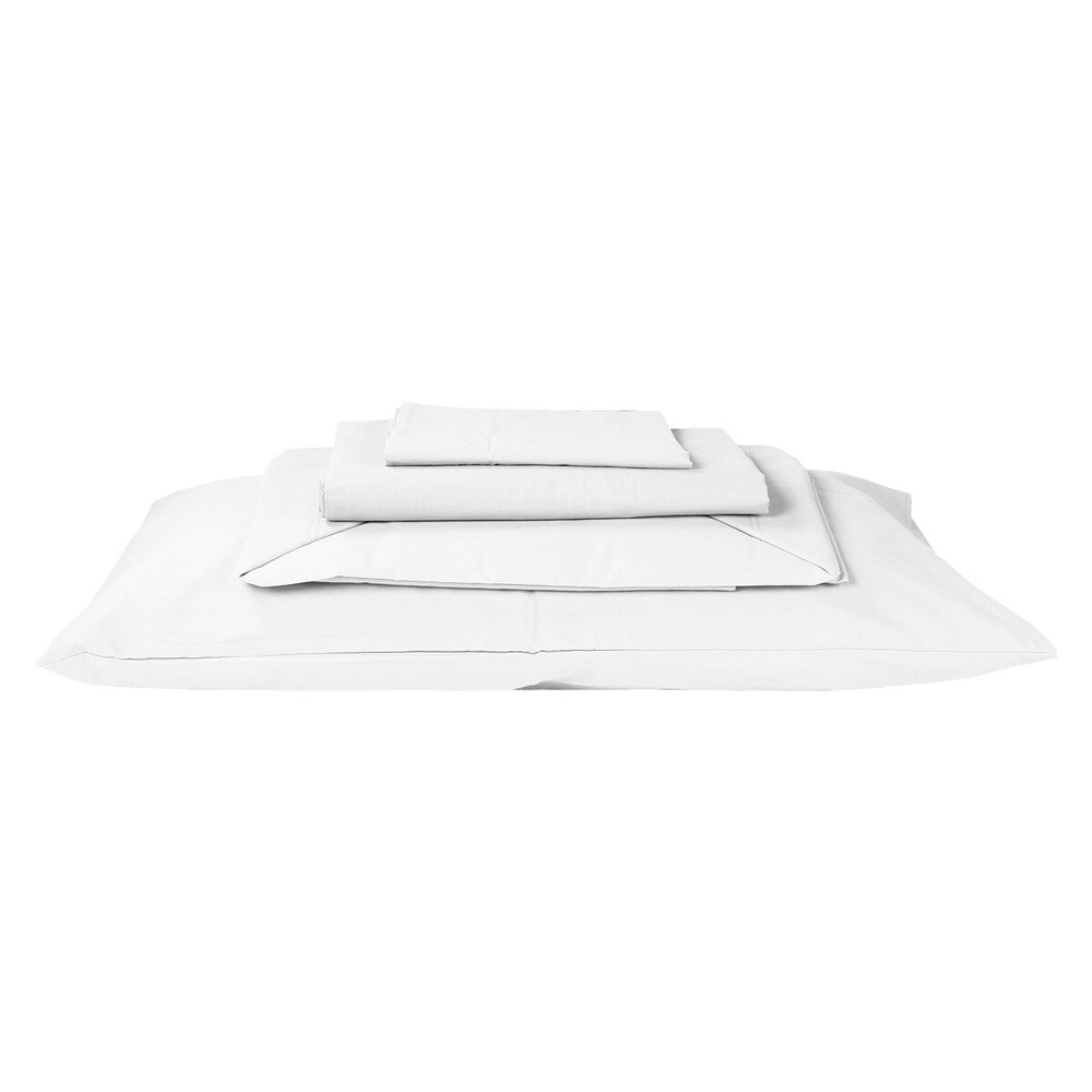 Single Under Pillar Wedding Cotton Sheet Complete Set Solid Ink