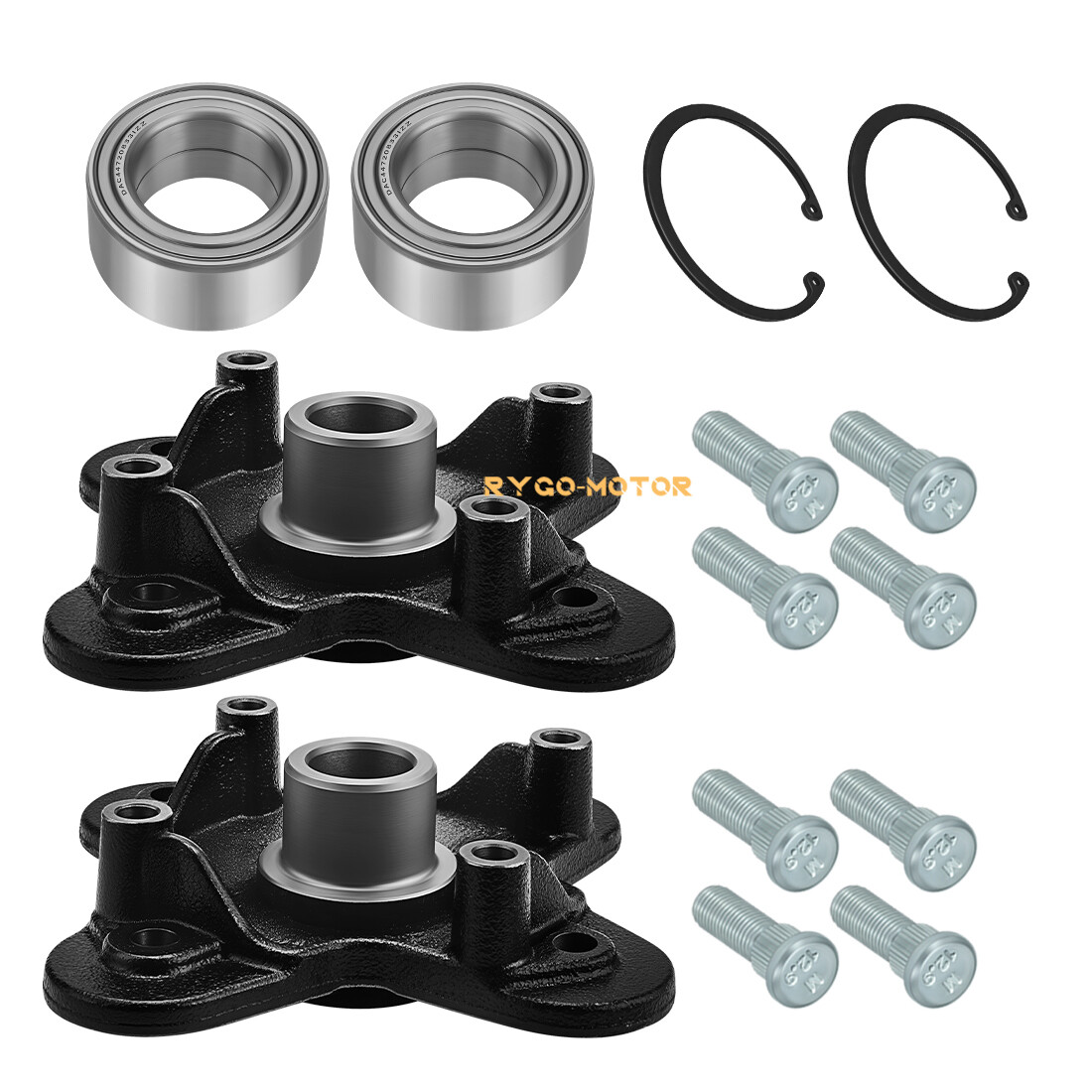 2PCS Front/Rear Wheel Hub & Bearing kit for Polaris Sportsman XP 1000 2020-2025