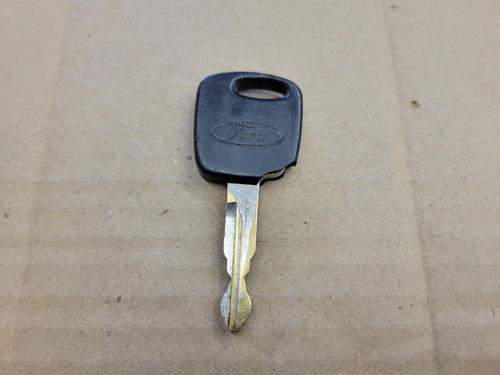 Ford OEM Factory Black & Chrome Ignition Door Key