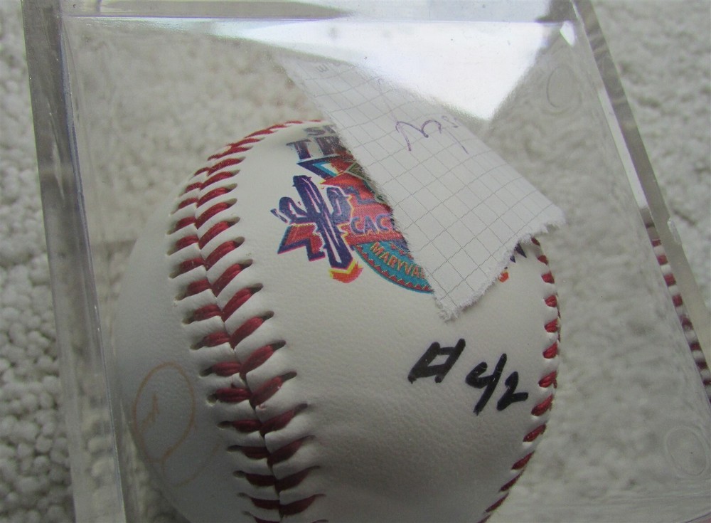 BUTCH HUSKEY SEATTLE MARINERS SIGNED MLB BASEBALL 1999