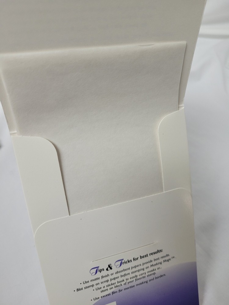 Therm O Web Masking Magic Value Pack Clear Reusable 8 Sheets 4.25X5.5