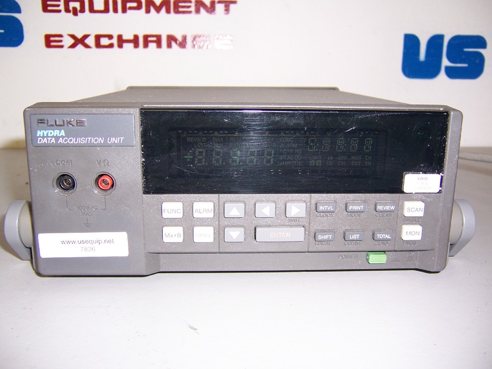 7826 FLUKE HYDRA DATA ACQUISITION UNIT / DATA BUCKET