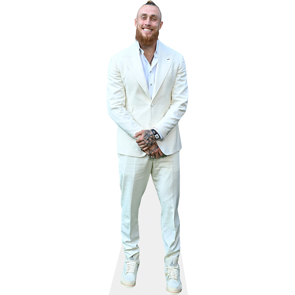 George Kittle (White Suit) Mini Size Cutout