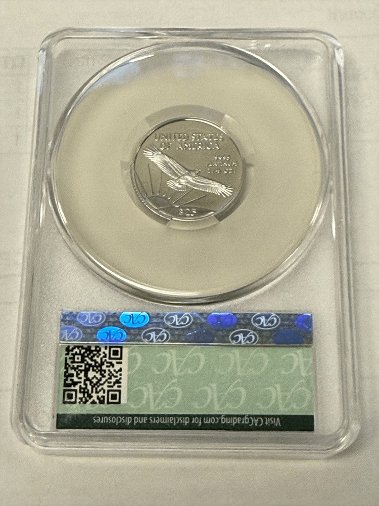 1997 $25 Proof Platinum Eagle CACG PR 70