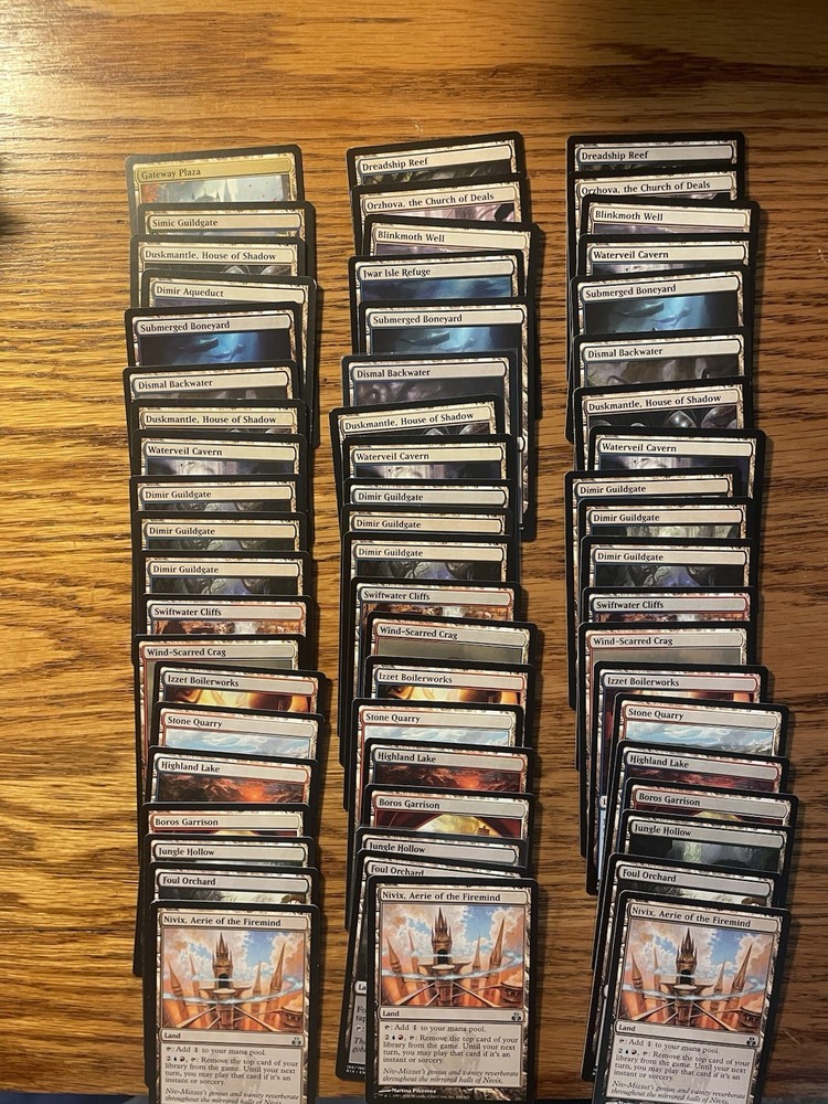 MTG: 285 Magic the Gathering Land - 85 Non-basic land & 200 Basic: 40X Each Land