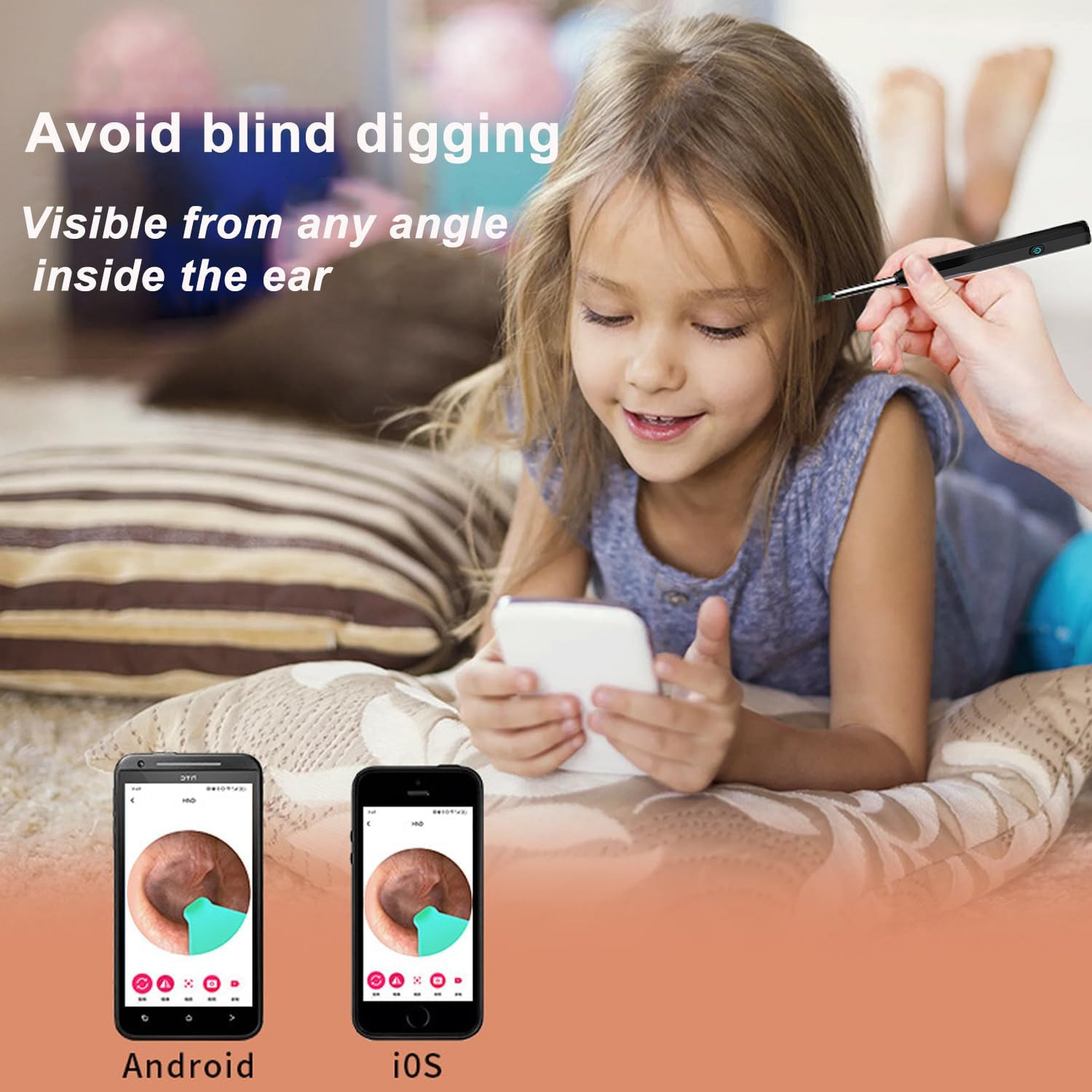 Limpiador De Oidos Con Camara Endoscopio De Limpieza Con Kit Profesional #1