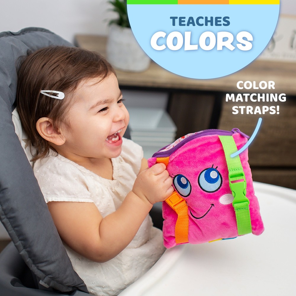 BUCKLE TOY "Bella" Pink Square