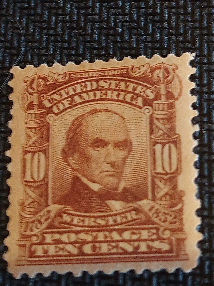 Civil War Stamp Webster 10 Cent