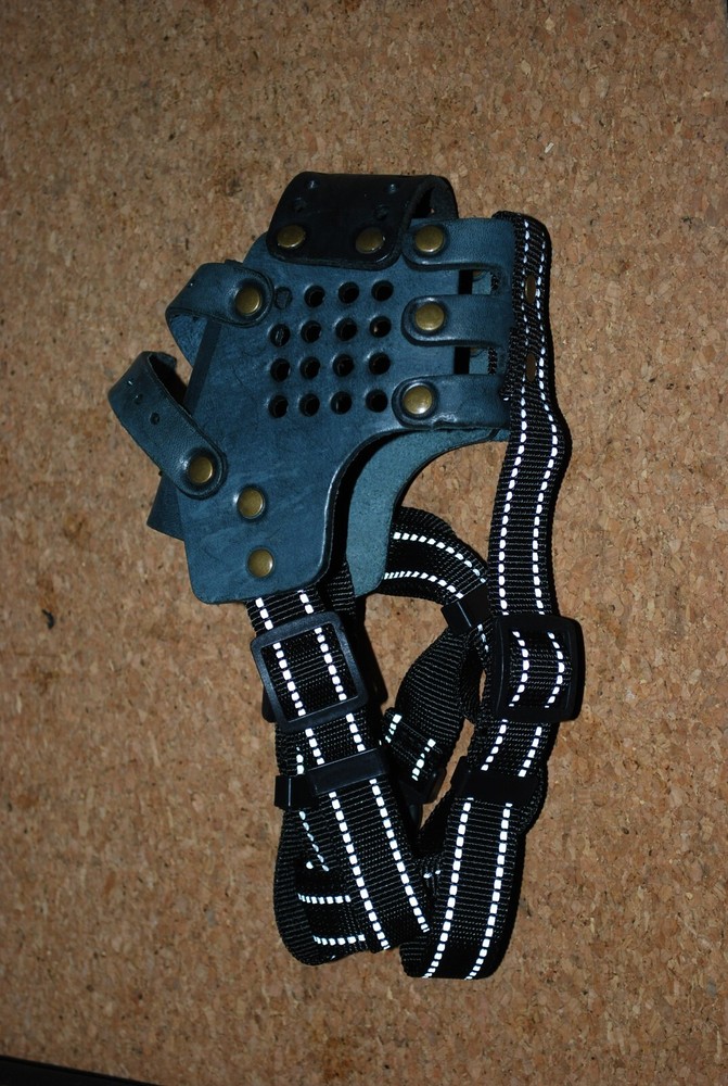 Heavy Duty Muzzle for Medium Large Dogs Biting Leather Basket German Shepherd