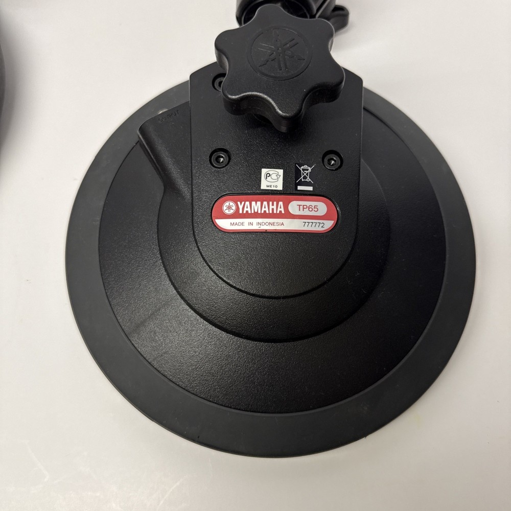 2x Yamaha TP65 Electronic Drum Trigger Pads w/ Mounts – Tested & Working