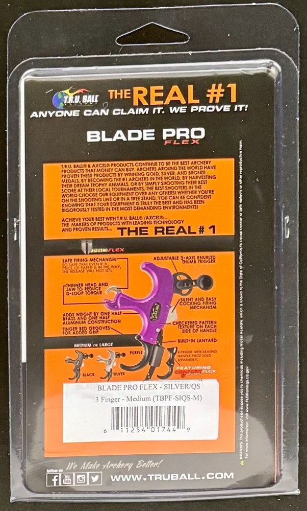 T.R.U. Ball Blade Pro Flex Release (QuickSilver)