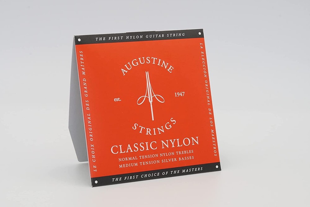 Augustine Red Medium Tension, Classical Guitar Strings (AUGREDSET)