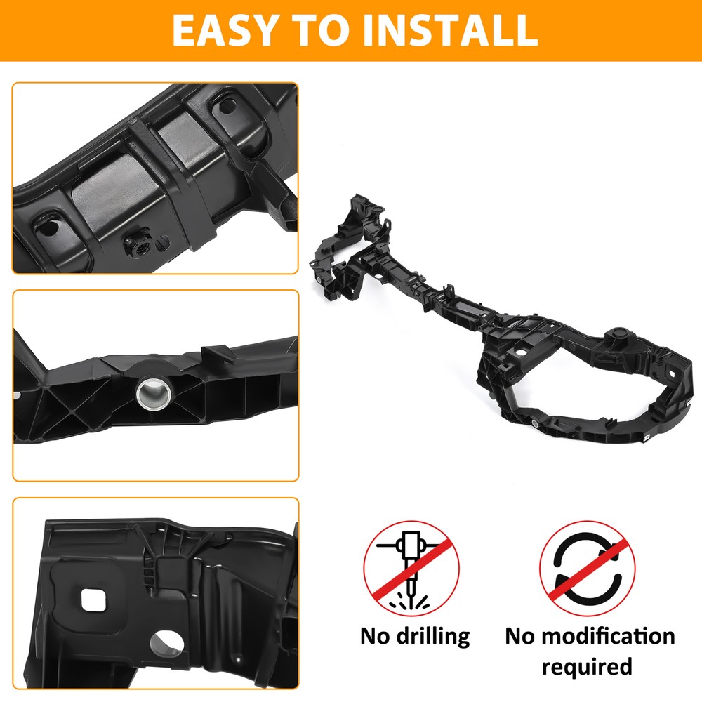 Black Front Upper Radiator Support Core For Ford Transit Connect Van 2014-2023