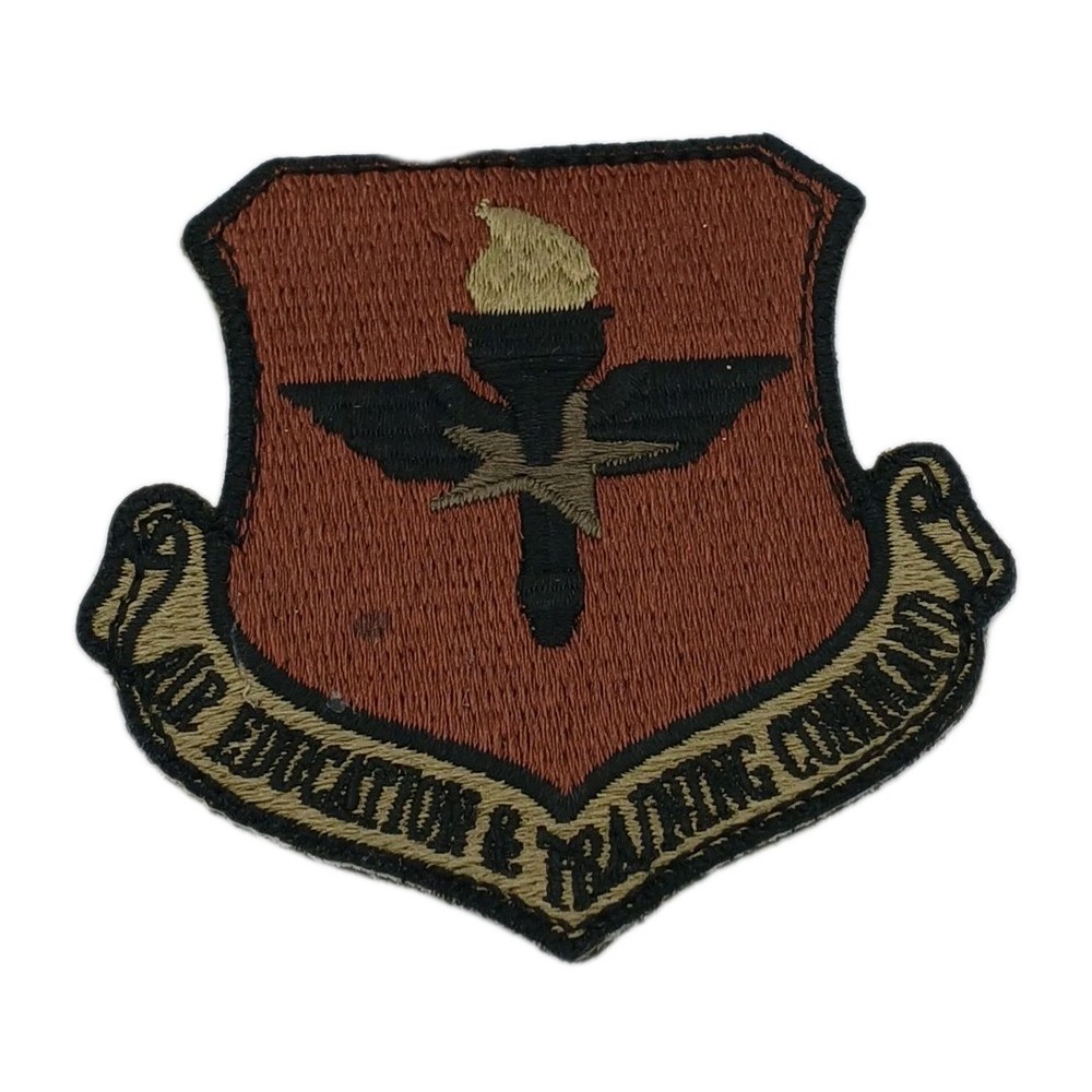 2 x US AIR FORCE Special Air Education & Training Command Patch Hook & Loop Back