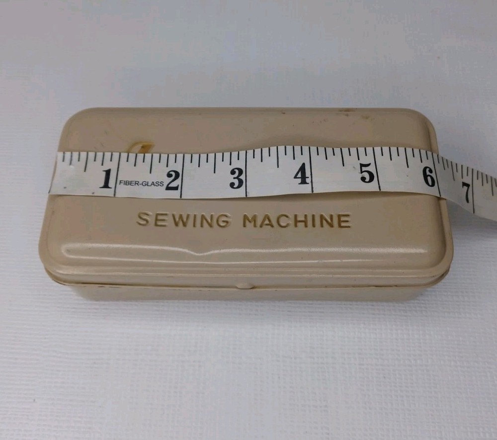 Vintage Sewing Machine Accessories Empty Tin Box